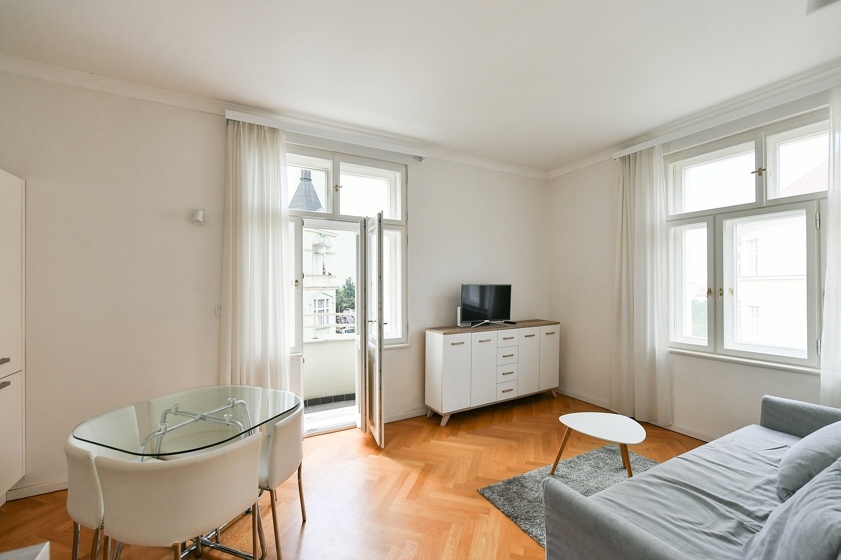 Slavíkova, Žižkov - Prague 3 | Rent, Apartment One-bedroom (2+kk), 46 m²