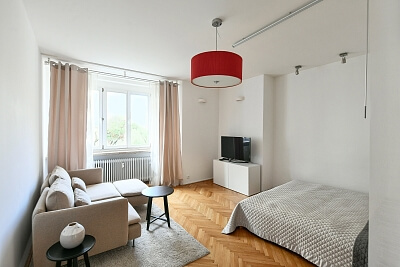 Baranova, Žižkov - Praha 3 | Pronájem, Byt 1+1, 59 m²