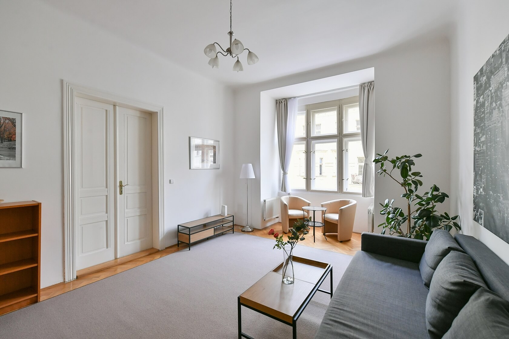 Krkonošská, Vinohrady - Prague 2 | Rent, Apartment Two-bedroom (3+1), 97 m²