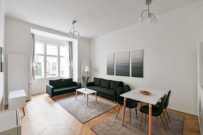 Krkonošská, Vinohrady - Prague 2 | Rent, Apartment One-bedroom (2+kk), 56 m²