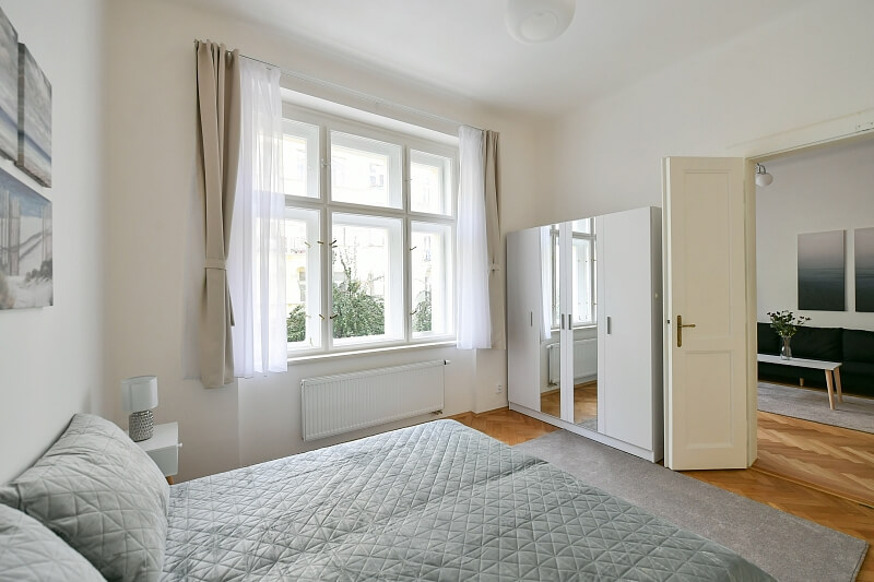 Krkonošská, Vinohrady - Prague 2 | Rent, Apartment One-bedroom (2+kk), 56 m²