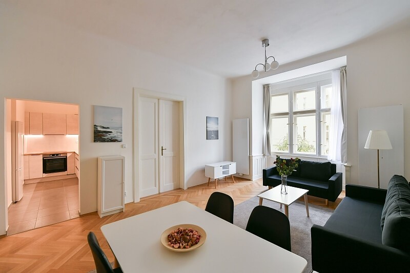 Krkonošská, Vinohrady - Prague 2 | Rent, Apartment One-bedroom (2+kk), 56 m²