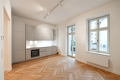 Bořivojova, Vinohrady - Prague 3 | Rent, Apartment One-bedroom (2+kk), 46 m²