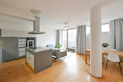 Českobratrská, Žižkov - Prague 3 | Rent, Apartment Two-bedroom (3+kk), 86 m²