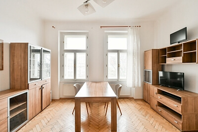 Lublaňská, Vinohrady - Prague 2 | Rent, Apartment Two-bedroom (3+1), 86 m²