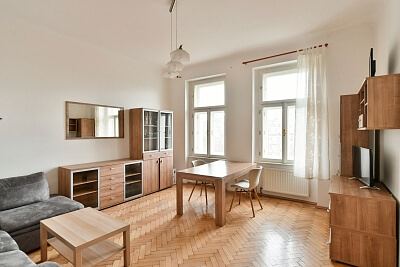 Lublaňská, Vinohrady - Prague 2 | Rent, Apartment Two-bedroom (3+1), 86 m²