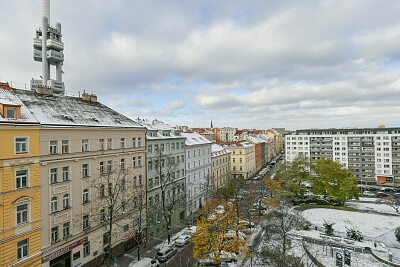 Žižkovo náměstí, Žižkov - Prague 3 | Rent, Apartment One-bedroom (2+kk), 61 m²