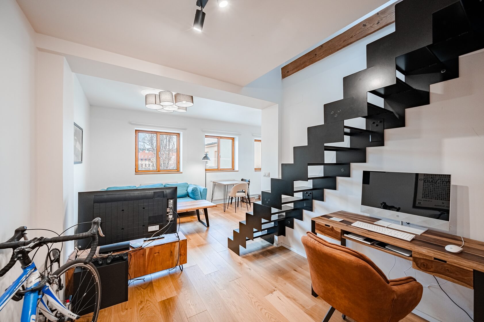 Preslova, Smíchov - Prague 5 | Rent, Apartment One-bedroom (2+kk), 57 m²