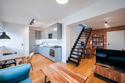 Preslova, Smíchov - Prague 5 | Rent, Apartment One-bedroom (2+kk), 57 m²