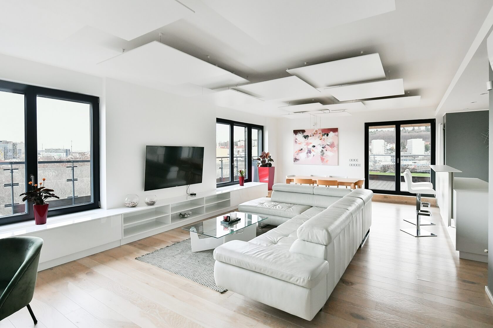 V Mezihoří, Libeň - Praha 8 | Pronájem, Byt 3+kk, 206 m²