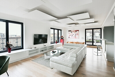 V Mezihoří, Libeň - Praha 8 | Pronájem, Byt 3+kk, 206 m²