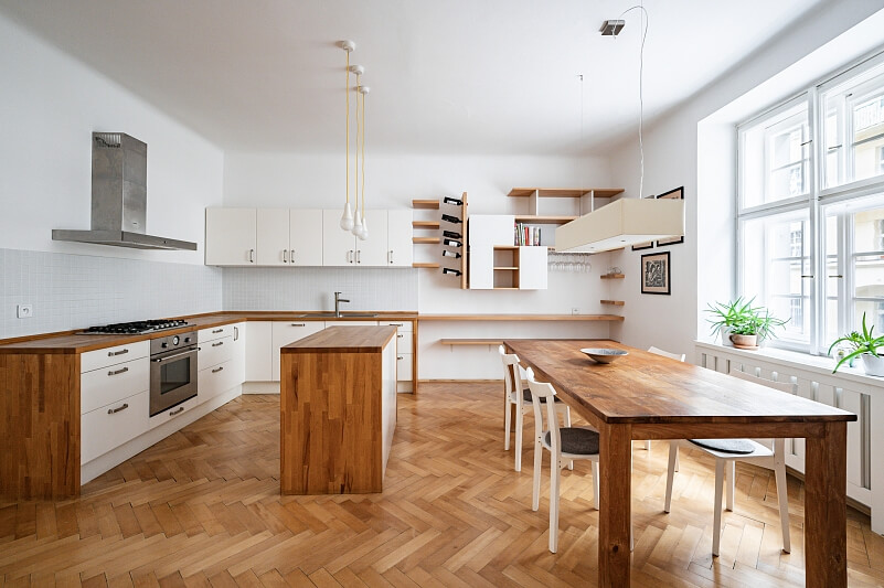 Letohradská, Holešovice - Prague 7 | Rent, Apartment Two-bedroom (3+1), 114 m²