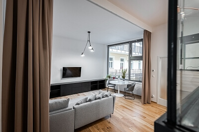 Na Valentince, Smíchov - Praha 5 | Pronájem, Byt 1+kk, 55 m²