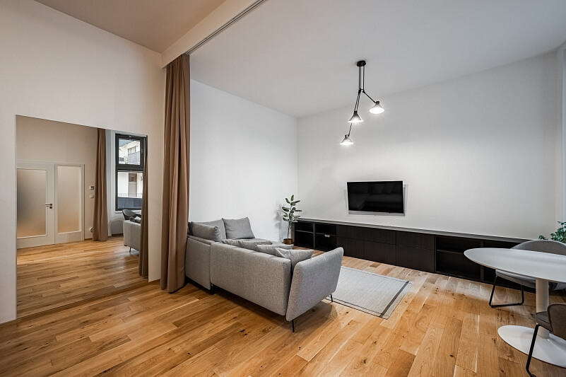 Na Valentince, Smíchov - Praha 5 | Pronájem, Byt 1+kk, 55 m²