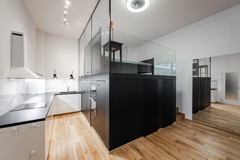 Na Valentince, Smíchov - Praha 5 | Pronájem, Byt 1+kk, 55 m²