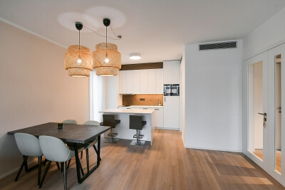 Ke dvoru, Vokovice - Prague 6 | Rent, Apartment One-bedroom (2+kk), 89 m²