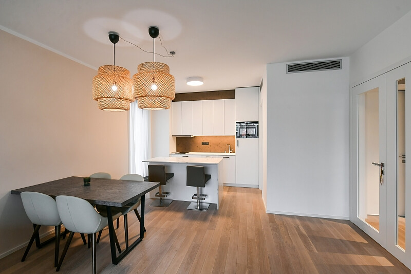 Ke dvoru, Vokovice - Prague 6 | Rent, Apartment One-bedroom (2+kk), 89 m²