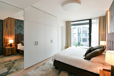 Ke dvoru, Vokovice - Prague 6 | Rent, Apartment One-bedroom (2+kk), 89 m²