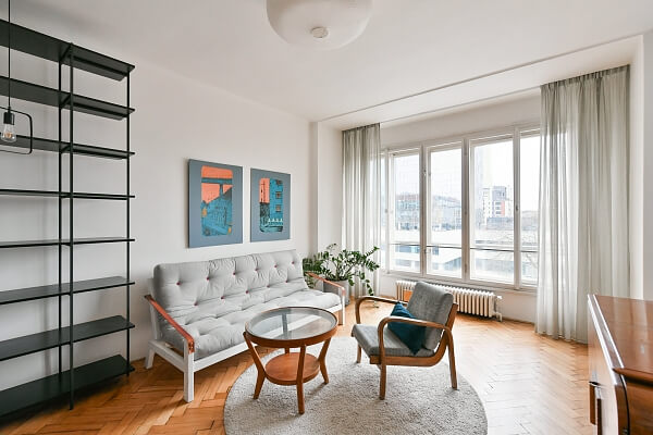Jankovcova, Holešovice - Prague 7 | Rent, Apartment One-bedroom (2+kk), 54 m²