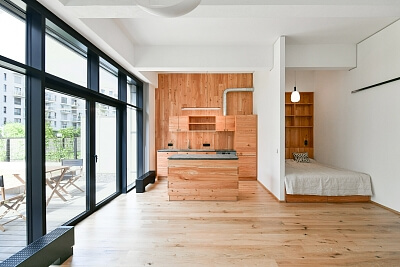 Naskové, Košíře - Praha 5 | Pronájem, Byt 1+kk, 47 m²