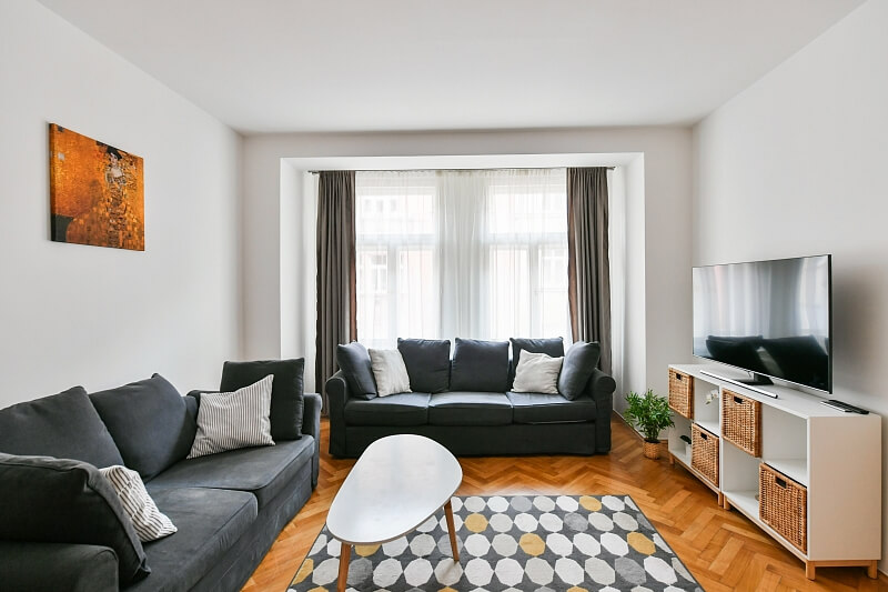 Slezská, Vinohrady - Prague 3 | Rent, Apartment One-bedroom (2+1), 94 m²