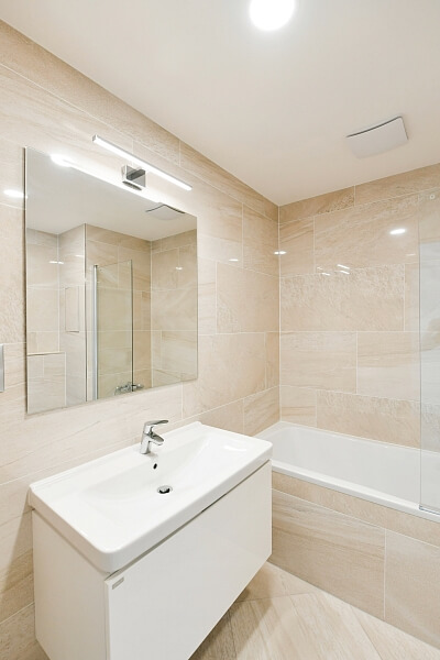 Bassova, Vysočany - Prague 9 | Rent, Apartment One-bedroom (2+kk), 61 m²