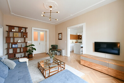 Rybalkova, Vinohrady - Prague 2 | Rent, Apartment Three-bedroom (4+1), 108 m²