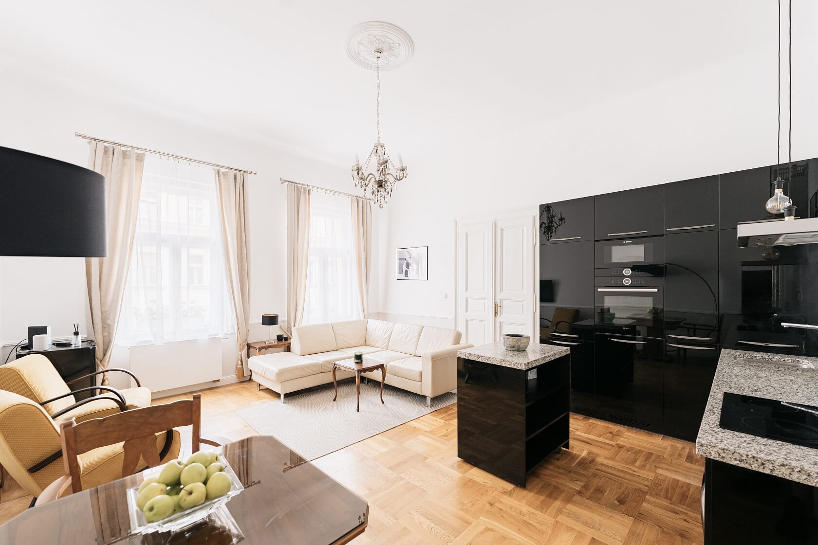 Korunní, Vinohrady - Prague 2 | Rent, Apartment Three-bedroom (4+kk), 97 m²
