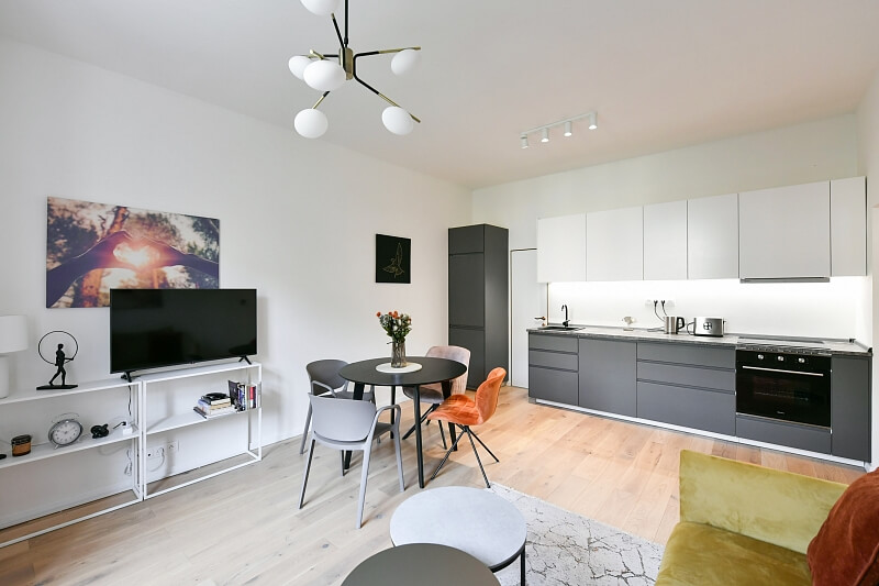 Písecká, Vinohrady - Prague 3 | Rent, Apartment One-bedroom (2+kk), 46 m²