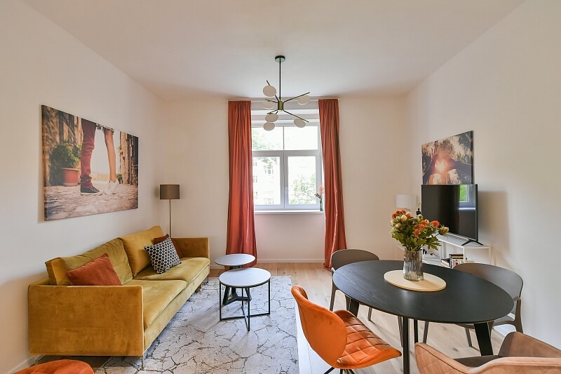 Písecká, Vinohrady - Prague 3 | Rent, Apartment One-bedroom (2+kk), 46 m²