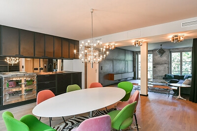 V Sadech, Bubeneč - Praha 6 | Pronájem, Byt 2+kk, 121 m²