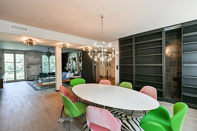 V Sadech, Bubeneč - Praha 6 | Pronájem, Byt 2+kk, 121 m²