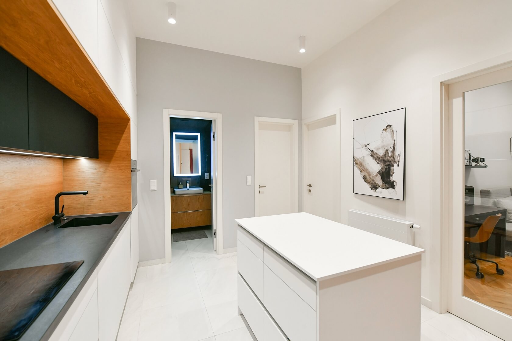 Italská, Vinohrady - Prague 2 | Rent, Apartment One-bedroom (2+kk), 64 m²