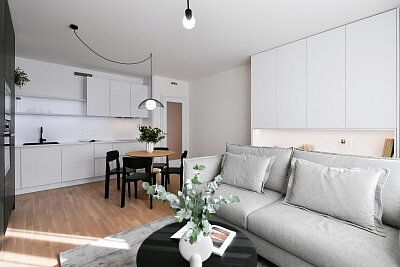 Albrightové, Smíchov - Prague 5 | Rent, Apartment One-bedroom (2+kk), 62 m²