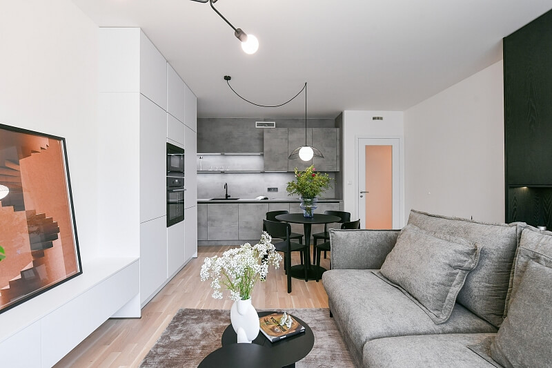 Albrightové, Smíchov - Prague 5 | Rent, Apartment One-bedroom (2+kk), 62 m²
