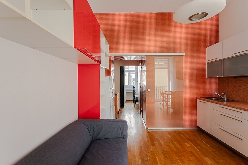 Vlkova, Žižkov - Prague 3 | Rent, Apartment One-bedroom (2+kk), 41 m²