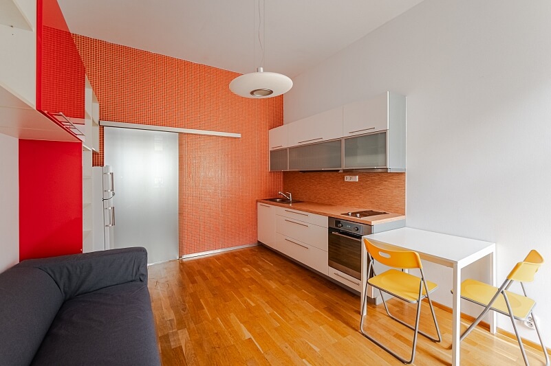 Vlkova, Žižkov - Prague 3 | Rent, Apartment One-bedroom (2+kk), 41 m²