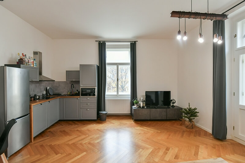 Fügnerovo náměstí, Nové Město - Prague 2 | Sale, Apartment One-bedroom (2+kk), 62 m²