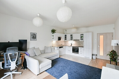 Olšanská, Žižkov - Prague 3 | Rent, Apartment One-bedroom (2+kk), 63 m²