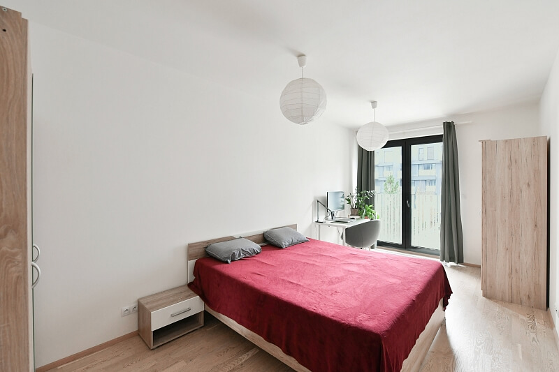 Olšanská, Žižkov - Prague 3 | Rent, Apartment One-bedroom (2+kk), 63 m²